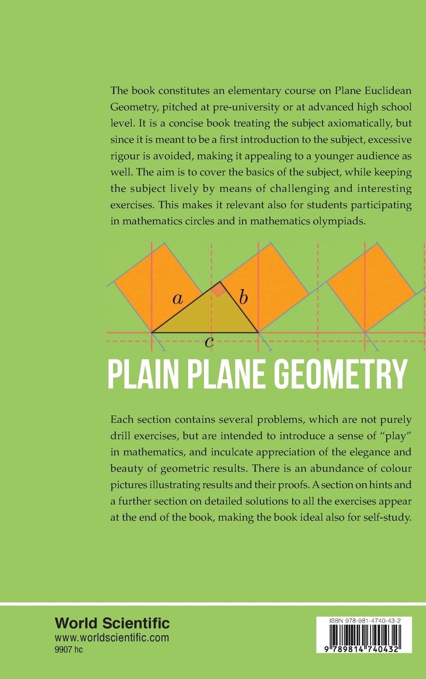 Rückseitencover PLAIN PLANE GEOMETRY