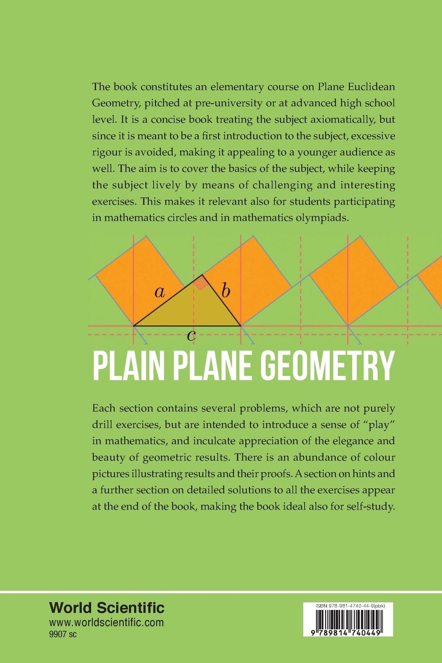 Rückseitencover PLAIN PLANE GEOMETRY