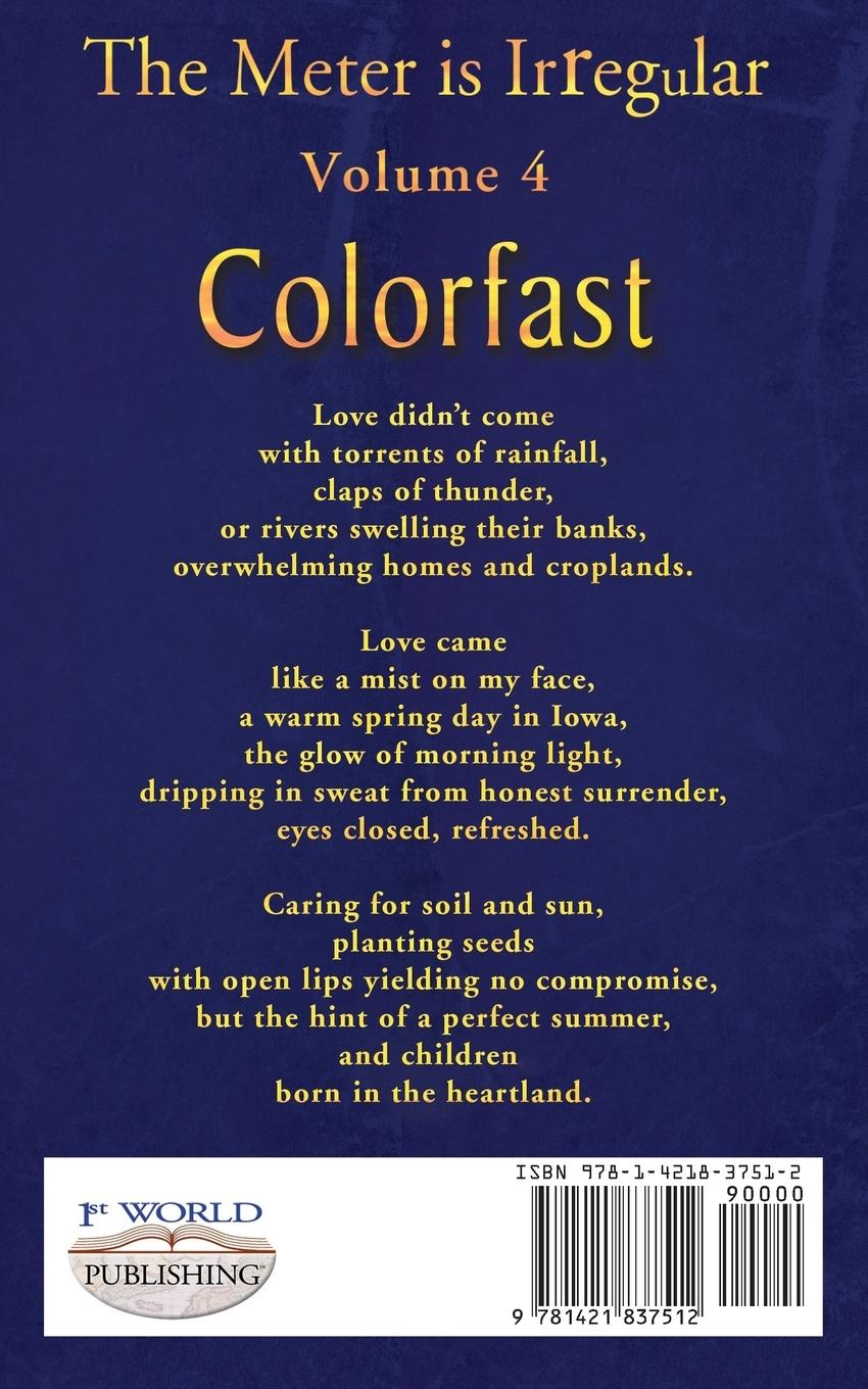 Rückseitencover Colorfast ~ The Meter is Irregular, Volume 4