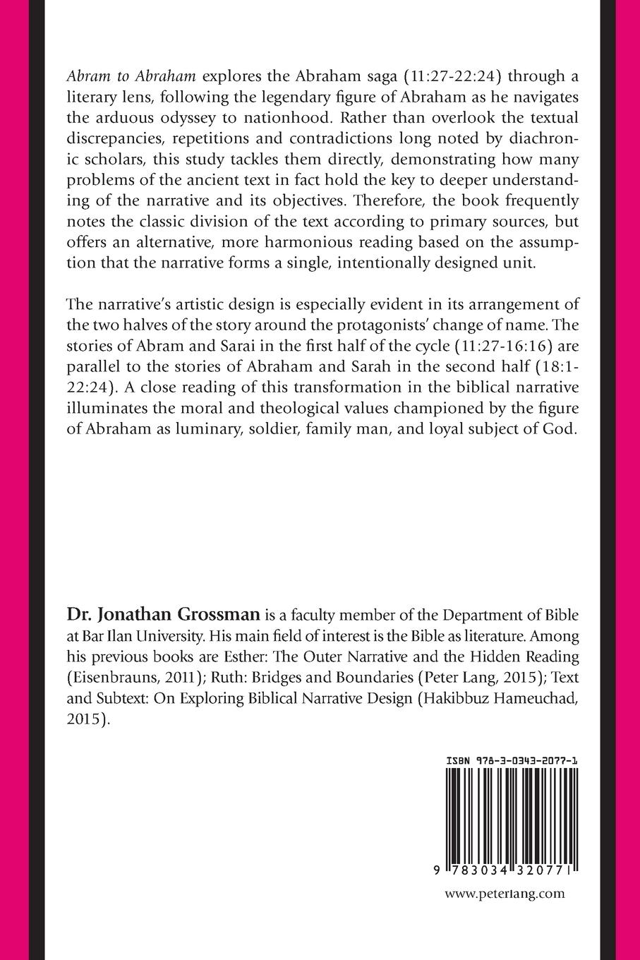 Rückseitencover Abram to Abraham