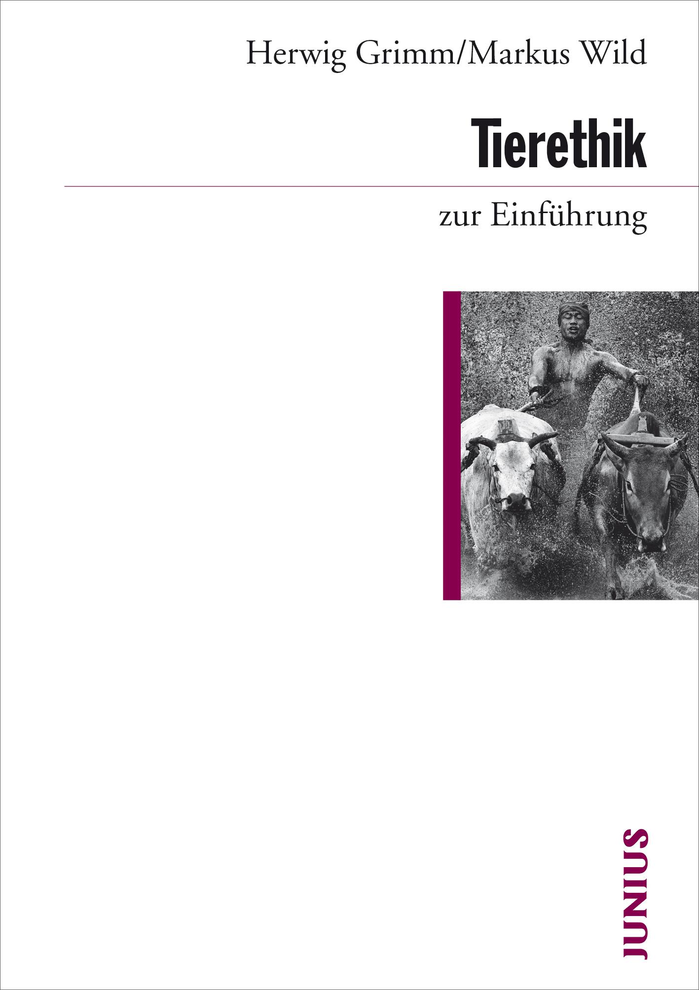 Vorderes Coverbild Tierethik zur Einführung