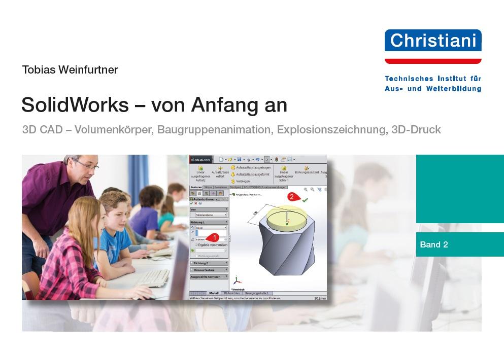 Vorderes Coverbild SolidWorks - von Anfang an