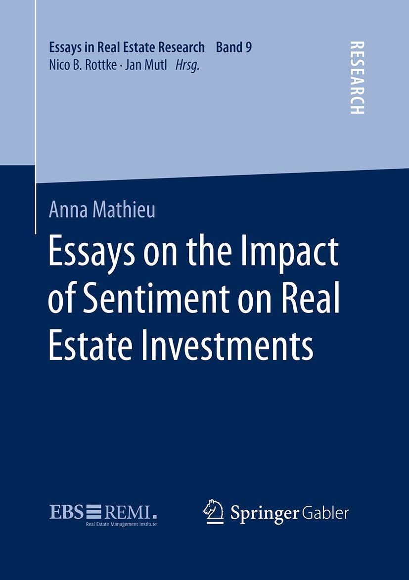Vorderes Coverbild Essays on the Impact of Sentiment on Real Estate Investments