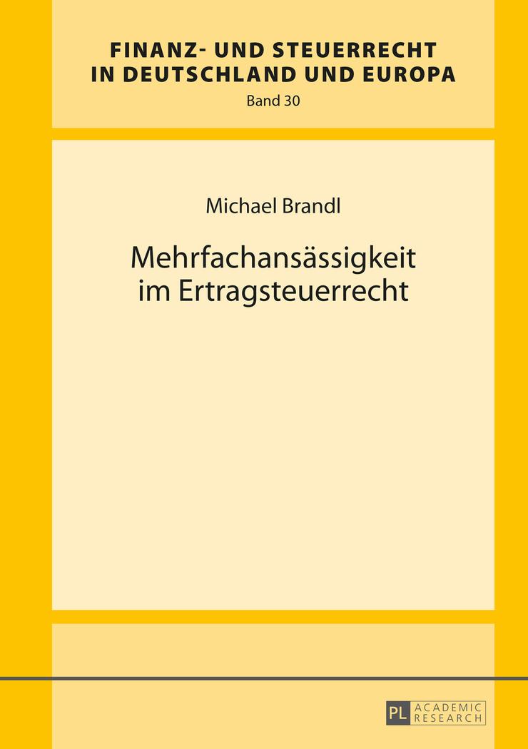 Vorderes Coverbild Mehrfachansässigkeit im Ertragsteuerrecht