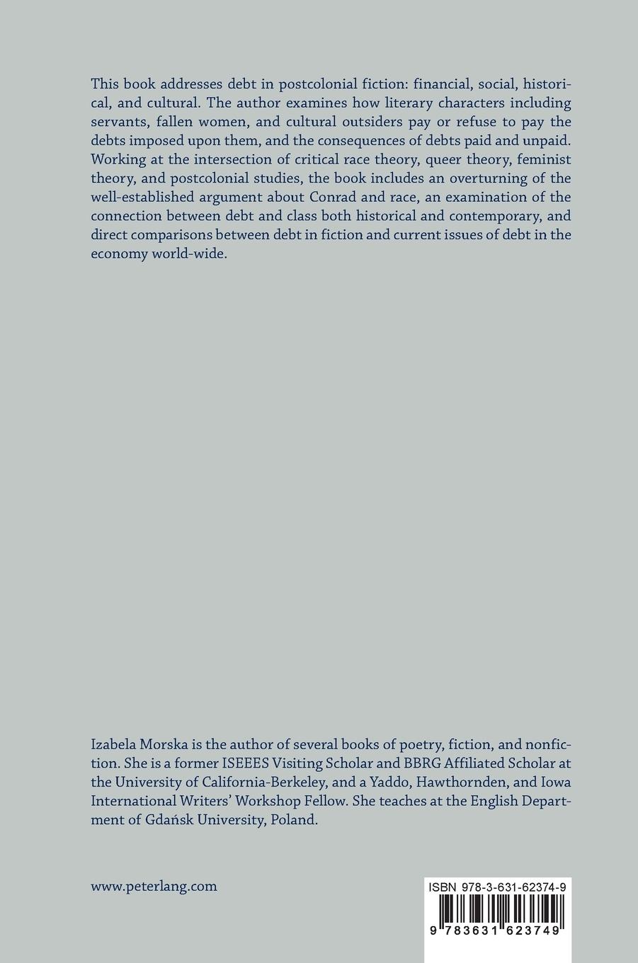 Rückseitencover Glorious Outlaws: Debt as a Tool in Contemporary Postcolonial Fiction