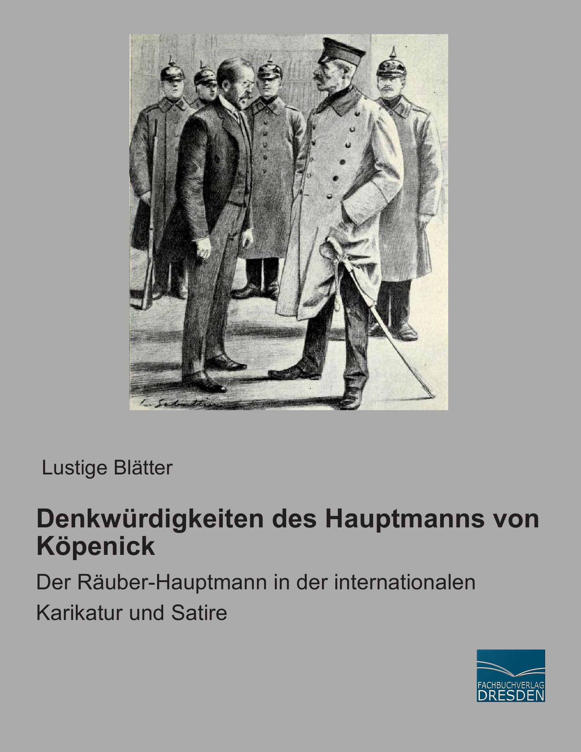 Vorderes Coverbild Denkwürdigkeiten des Hauptmanns von Köpenick