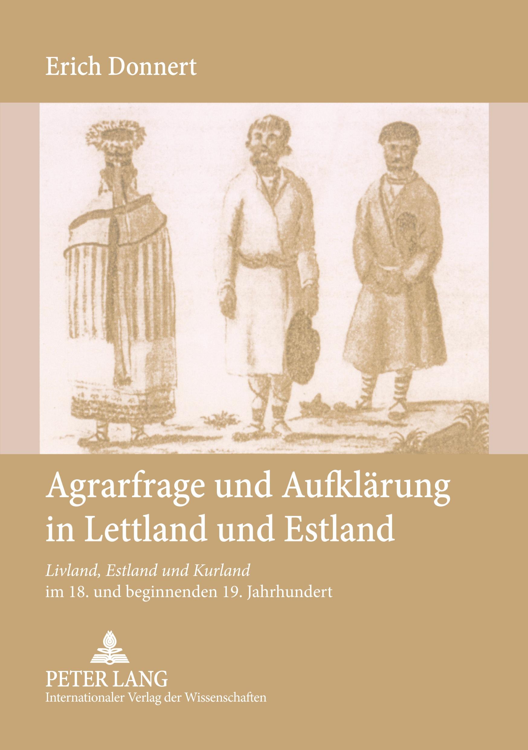 Vorderes Coverbild Agrarfrage und Aufklärung in Lettland und Estland