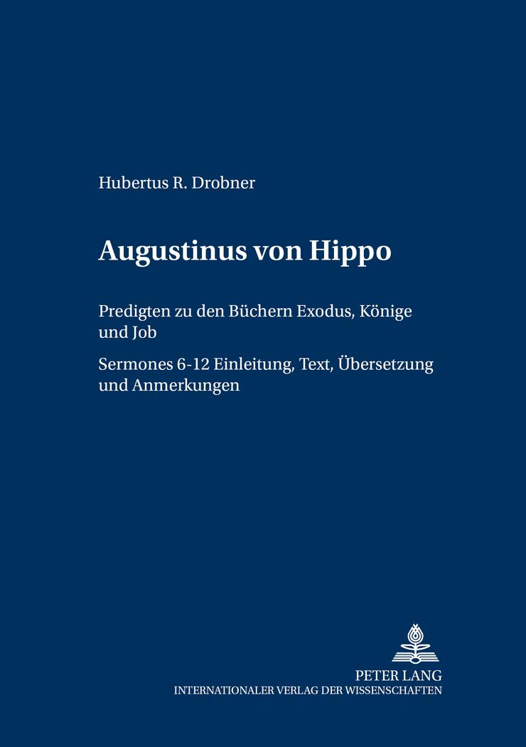 Vorderes Coverbild Augustinus von Hippo