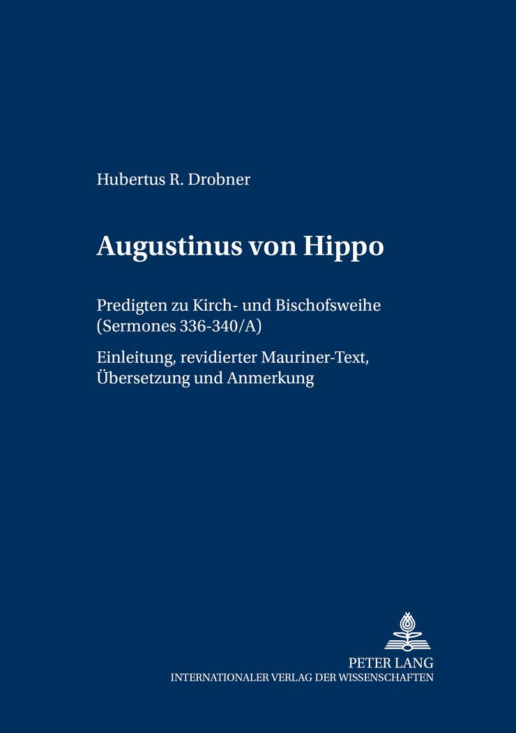 Vorderes Coverbild Augustinus von Hippo
