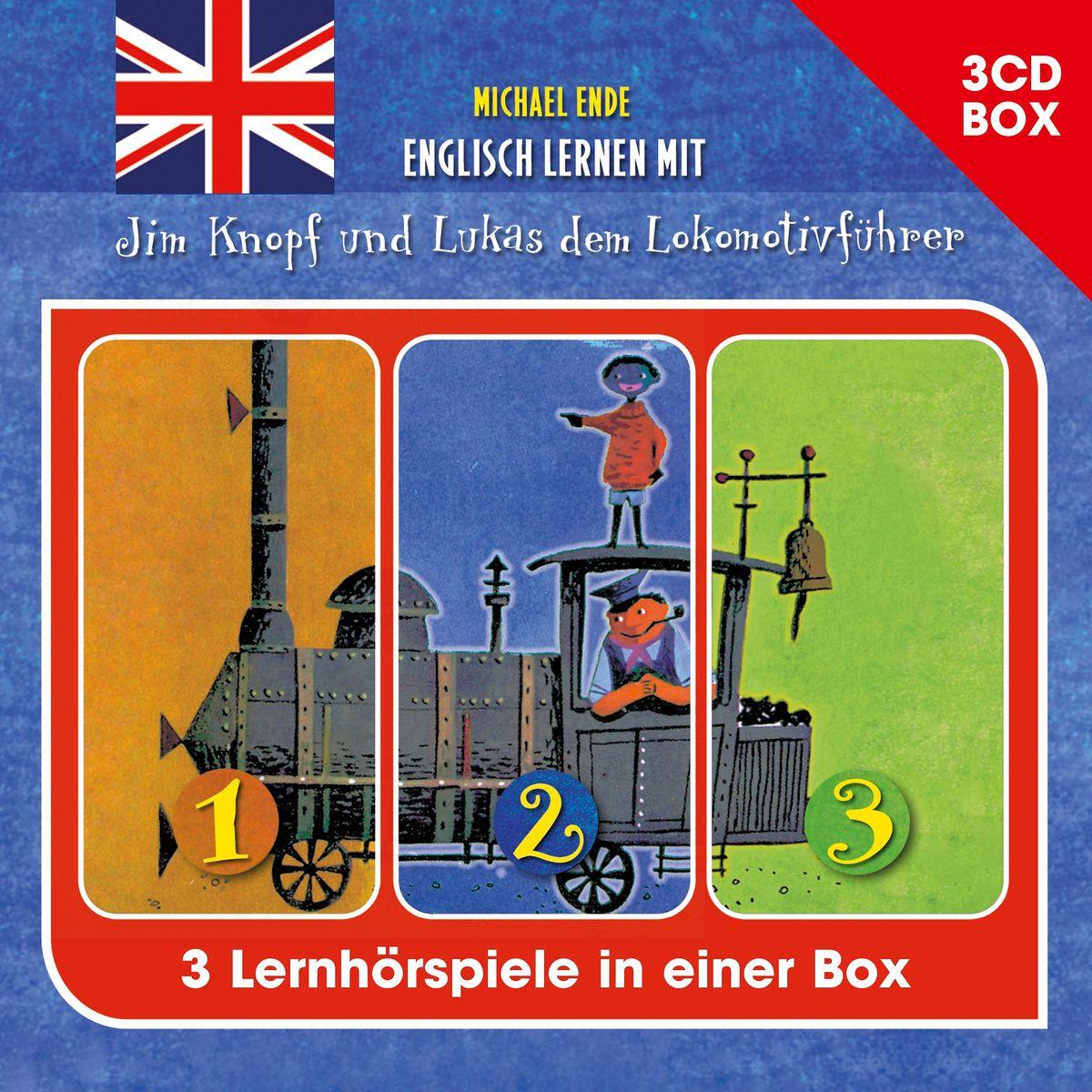 Vorderes Coverbild Englisch lernen mit Jim Knopf - 3-CD Hörspielbox