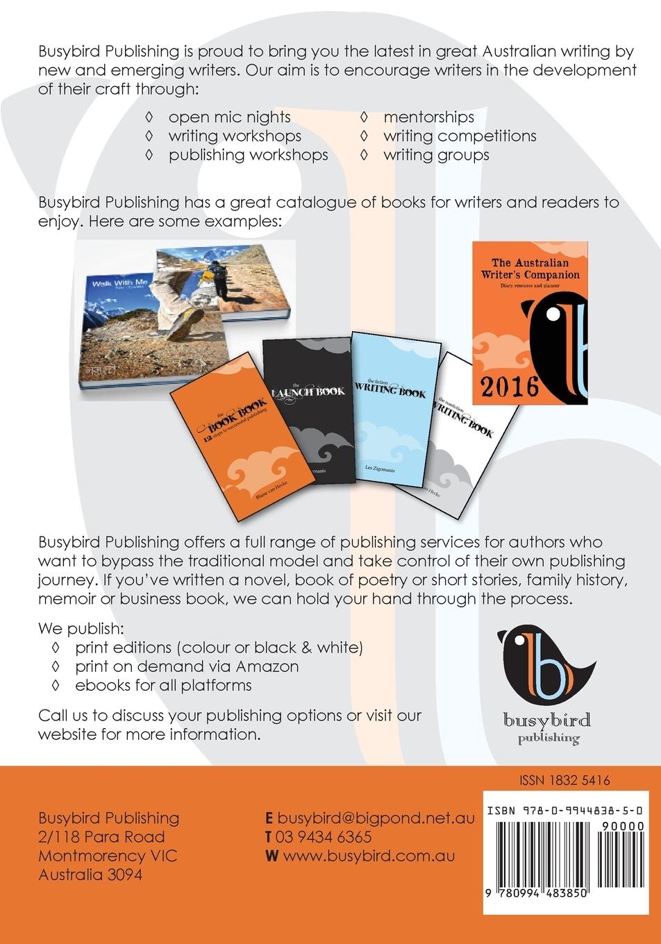 Rückseitencover page seventeen