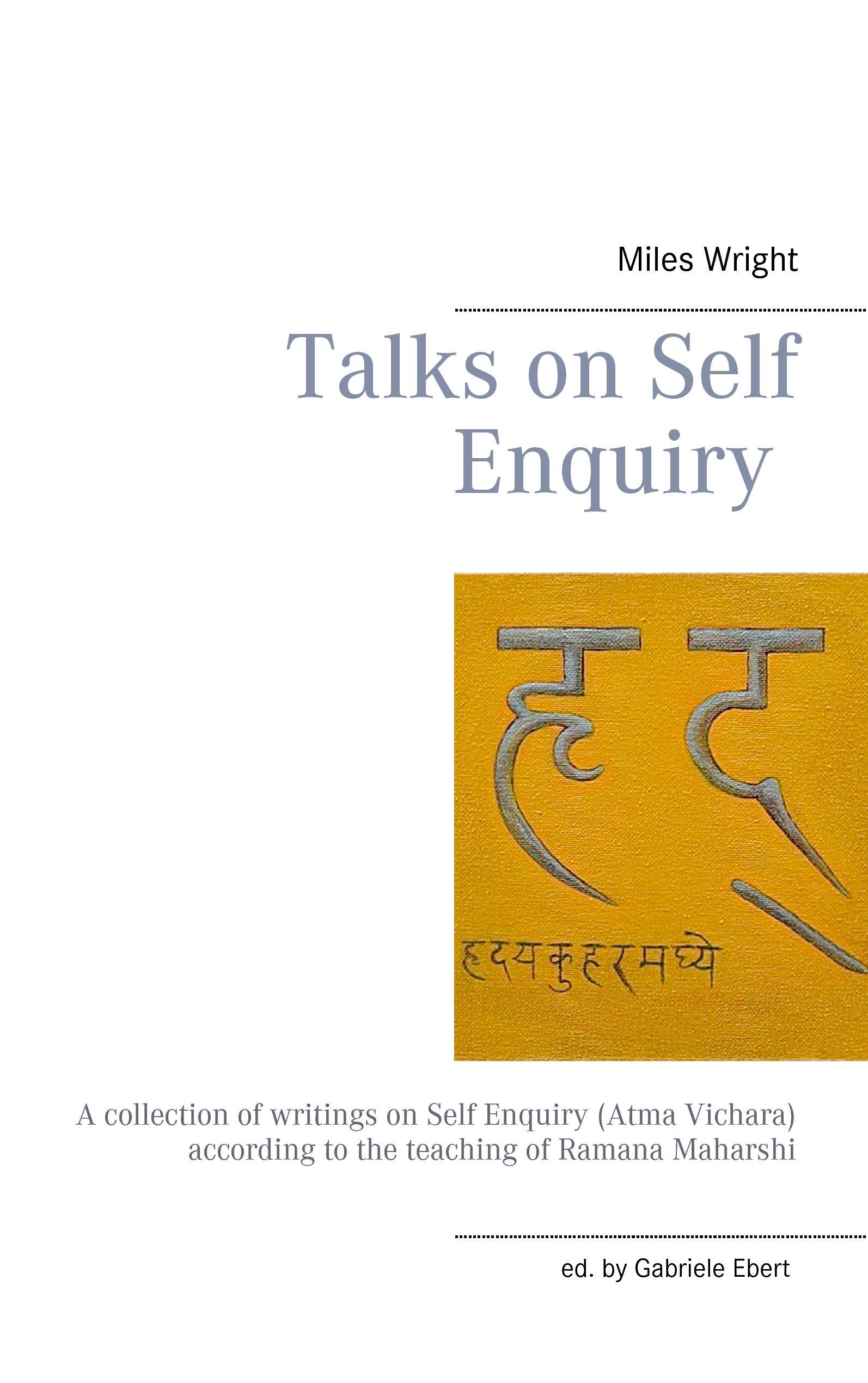 Vorderes Coverbild Talks on Self Enquiry