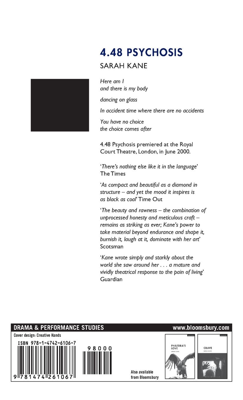 Rückseitencover 4.48 Psychosis