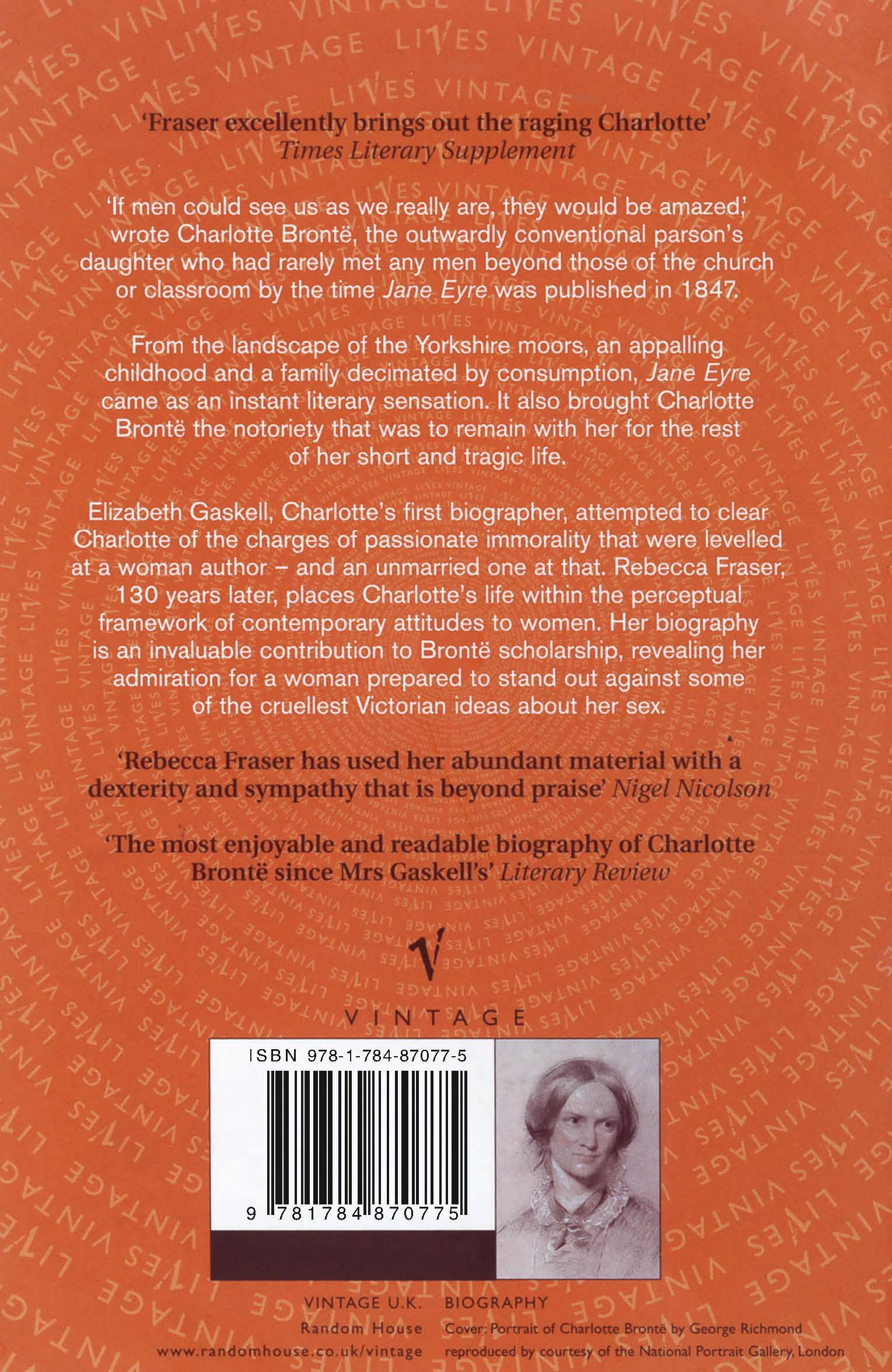 Rückseitencover Charlotte Bronte