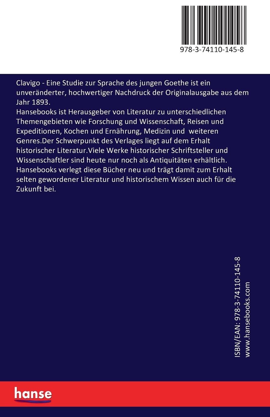 Rückseitencover Clavigo