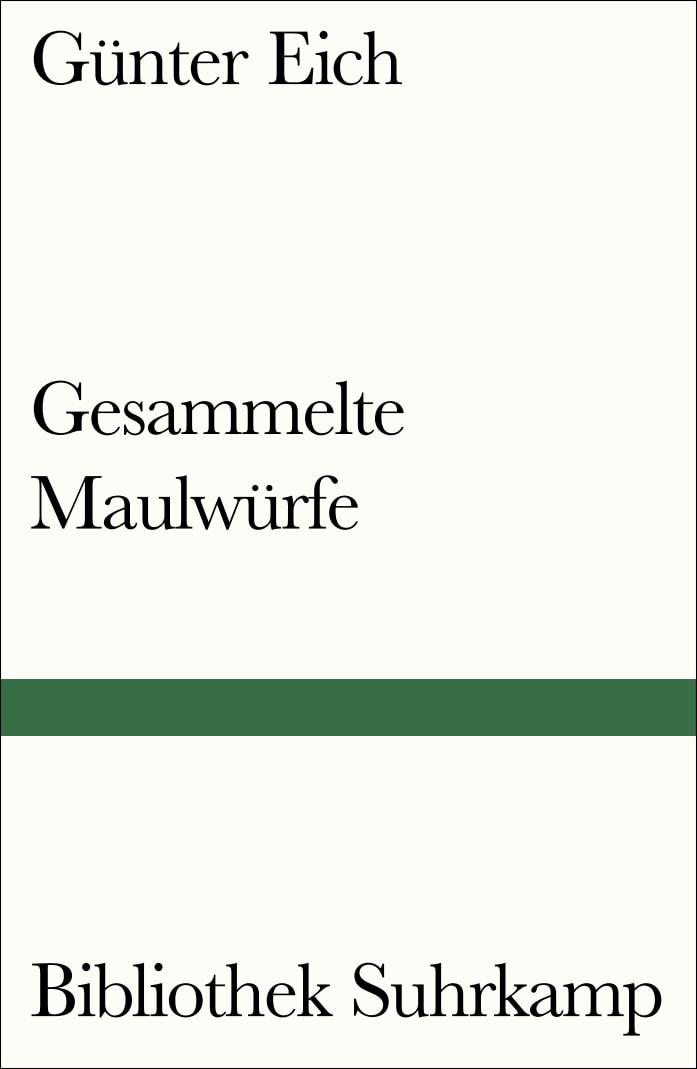 Vorderes Coverbild Gesammelte Maulwürfe