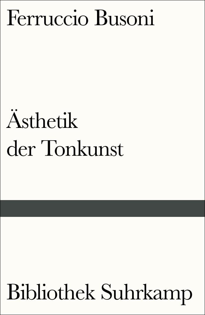 Vorderes Coverbild Entwurf einer neuen Ästhetik der Tonkunst