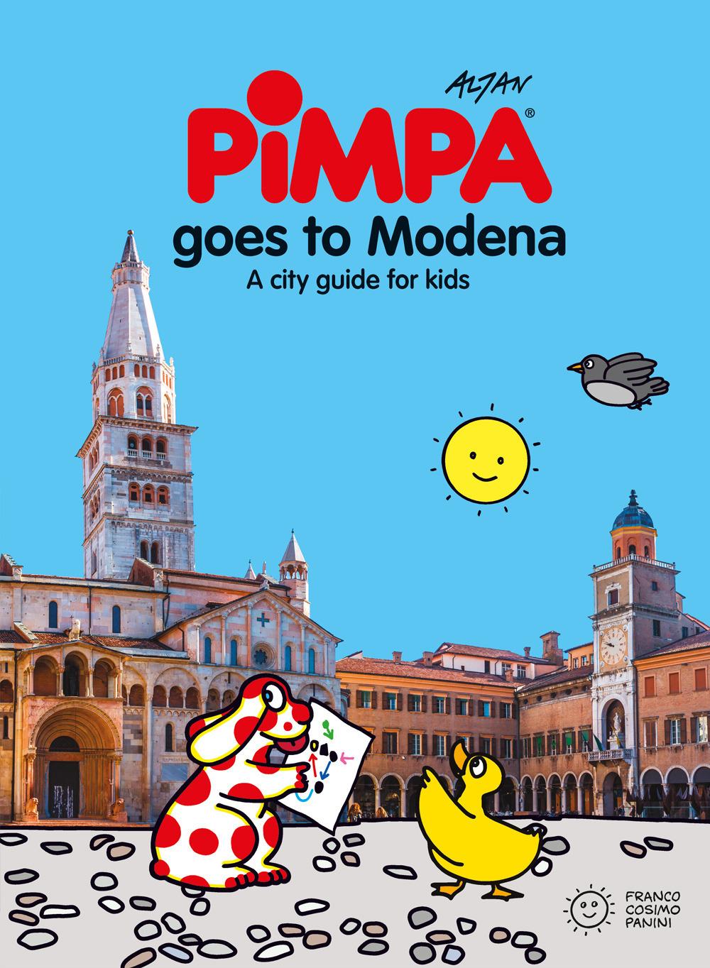 Vorderes Coverbild Pimpa goes to Modena. A city guide for kids