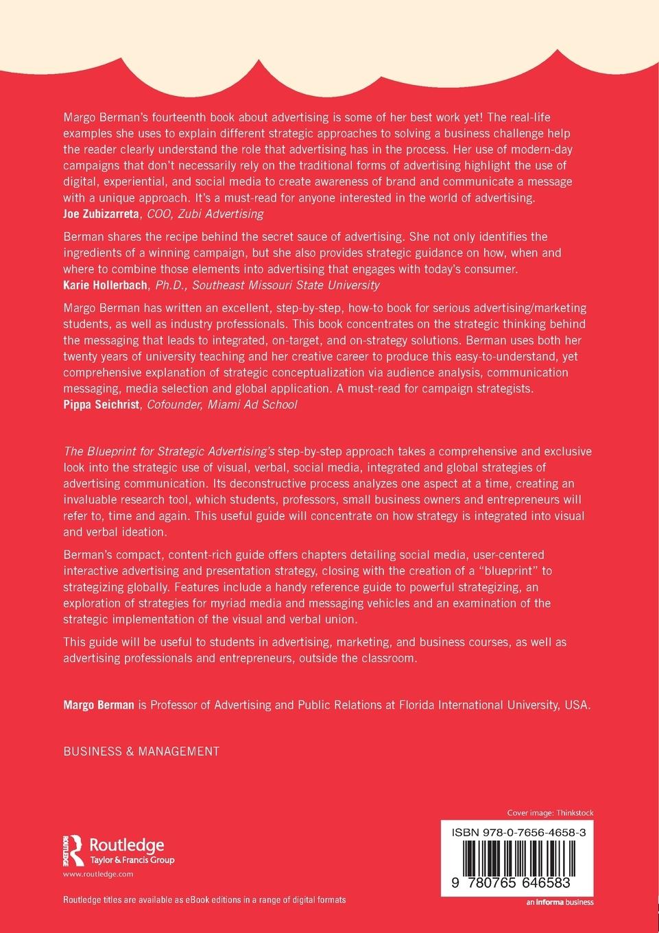 Rückseitencover The Blueprint for Strategic Advertising