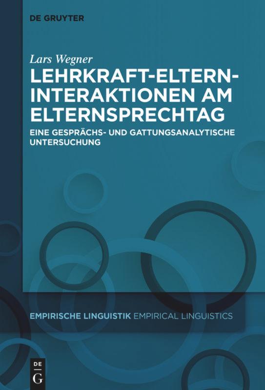 Vorderes Coverbild Lehrkraft-Eltern-Interaktionen am Elternsprechtag