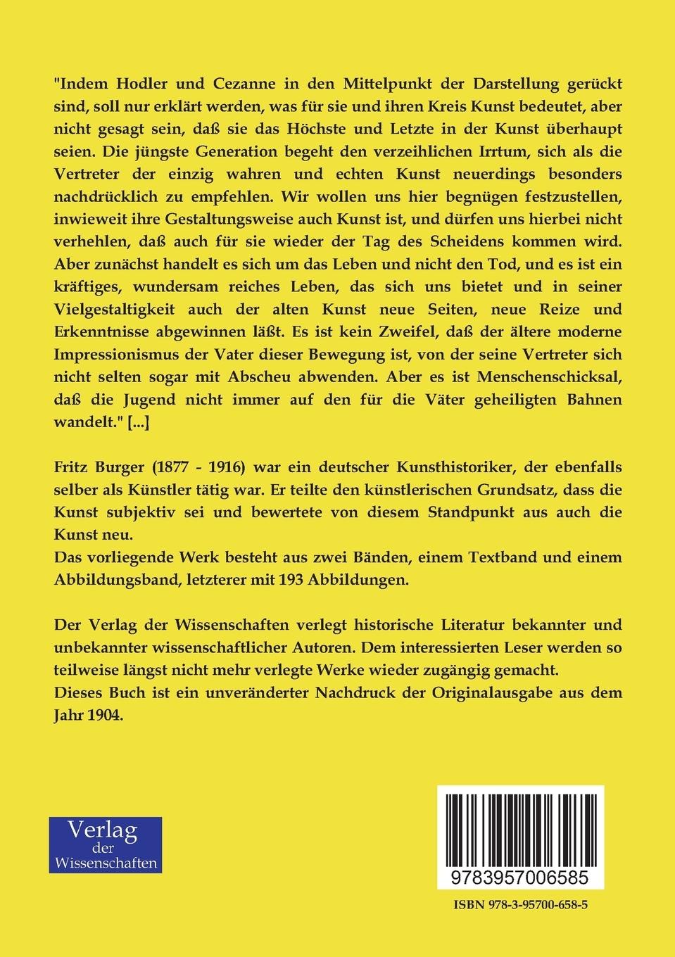 Rückseitencover Cézanne und Hodler