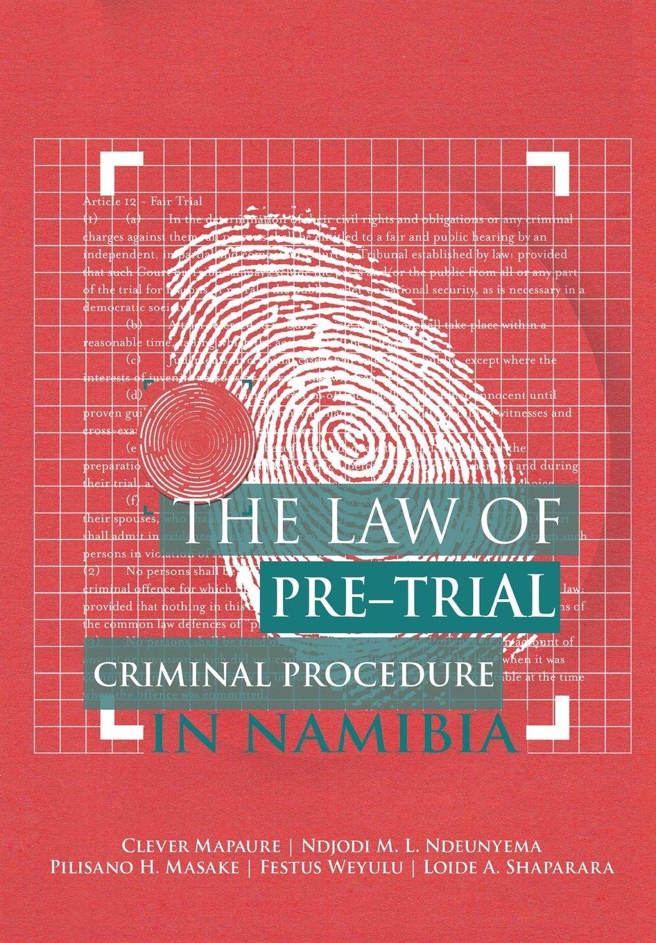 Vorderes Coverbild The Law of Pre-Trial Criminal Procedure in Namibia