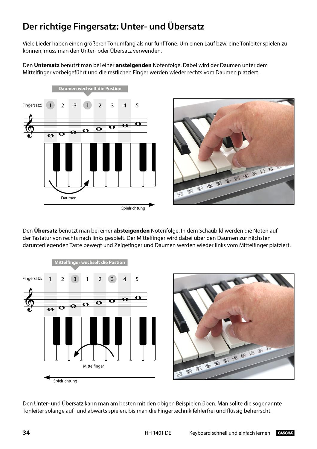 Beispielinhalt (Bild) Keyboard - Schnell und einfach lernen (mit QR-Codes)