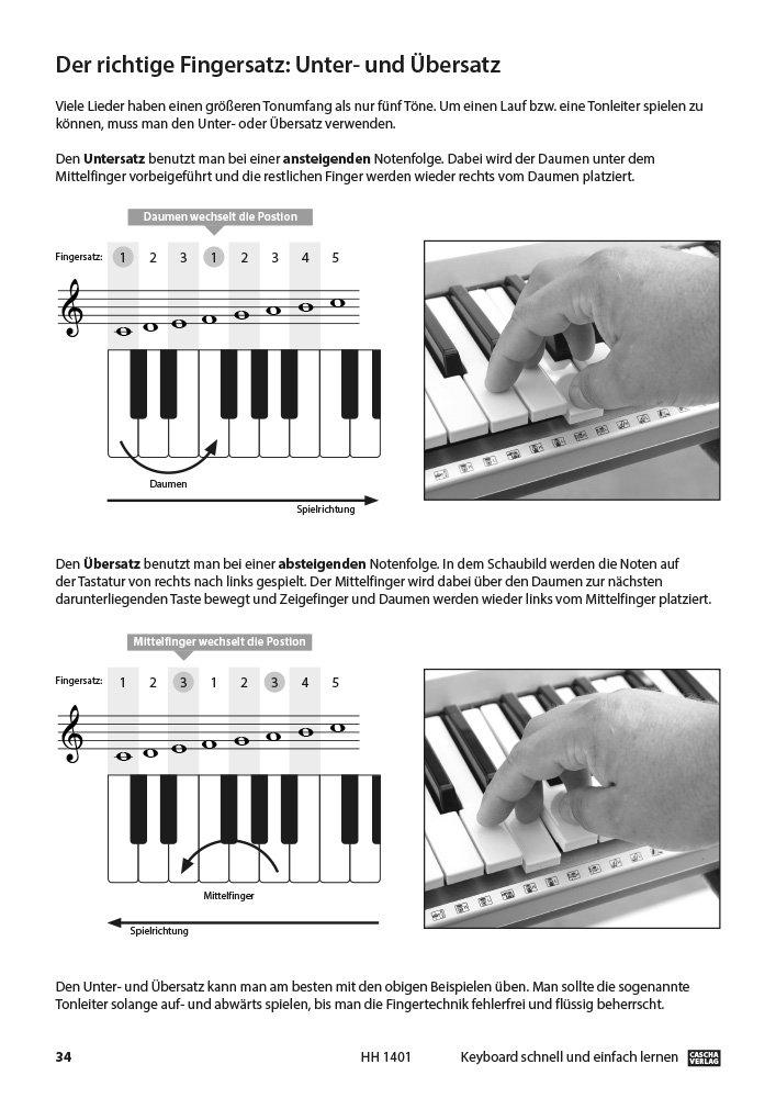 Beispielinhalt (Bild) Keyboard - Schnell und einfach lernen (mit QR-Codes)