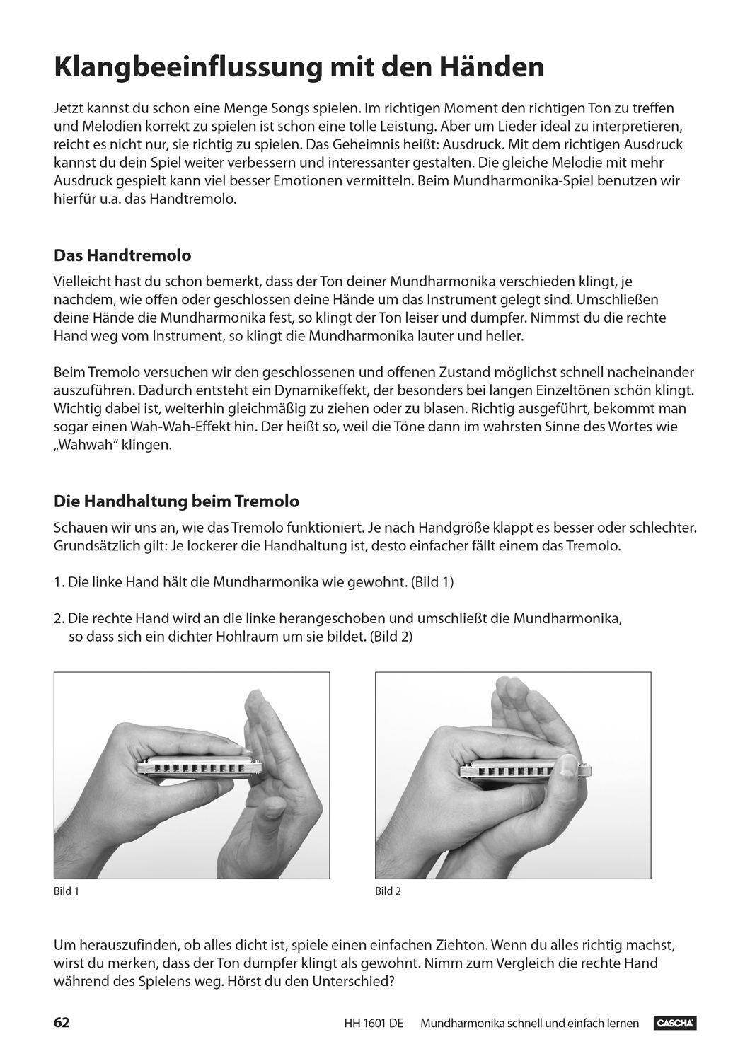Beispielinhalt (Bild) Mundharmonika - Schnell und einfach lernen
