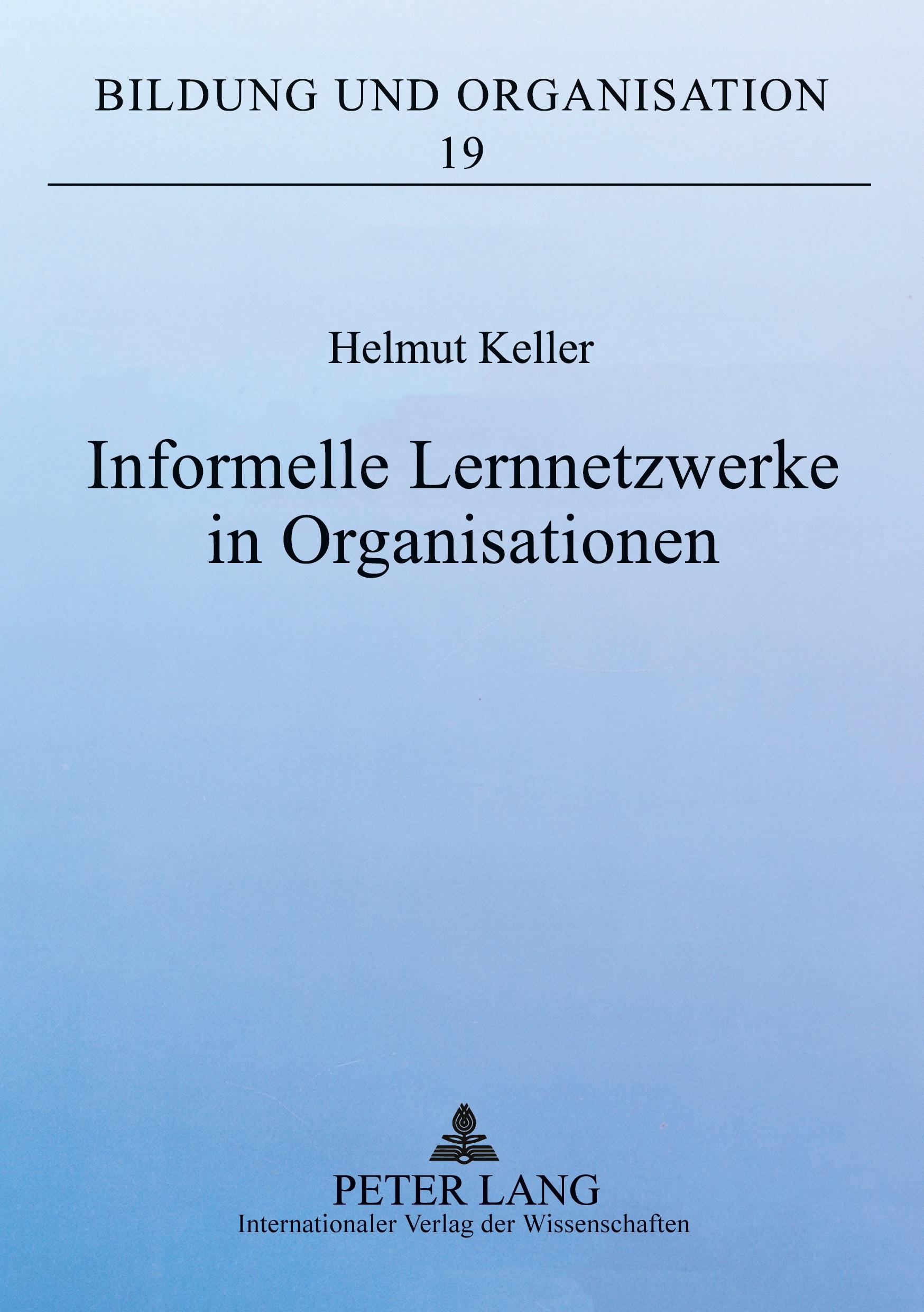 Vorderes Coverbild Informelle Lernnetzwerke in Organisationen