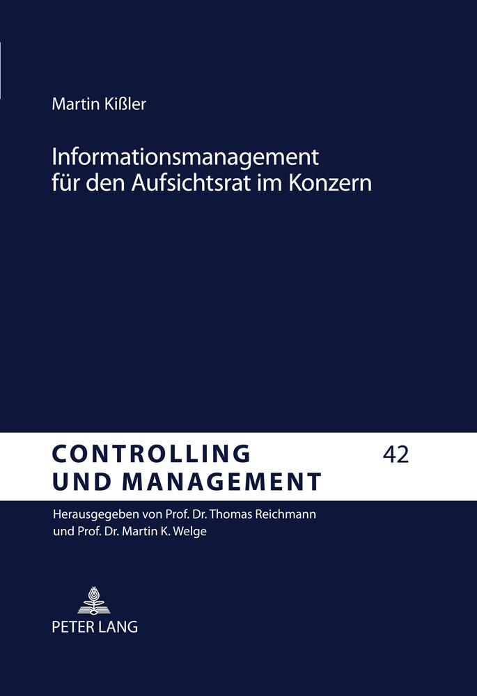 Vorderes Coverbild Informationsmanagement für den Aufsichtsrat im Konzern