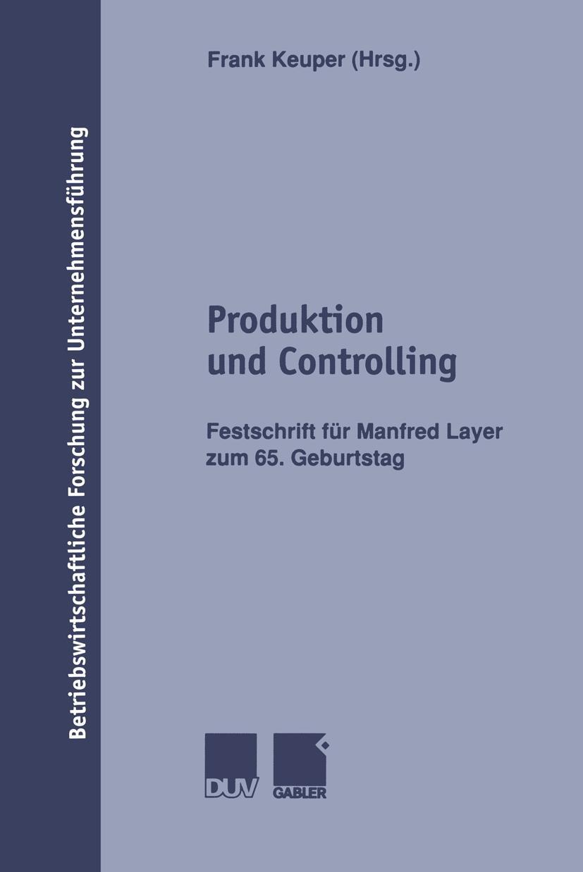 Vorderes Coverbild Produktion und Controlling