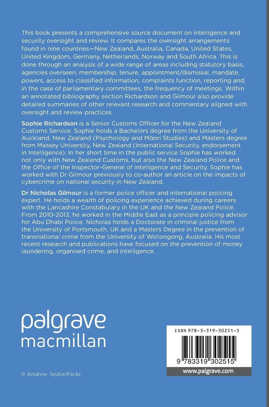 Rückseitencover Intelligence and Security Oversight