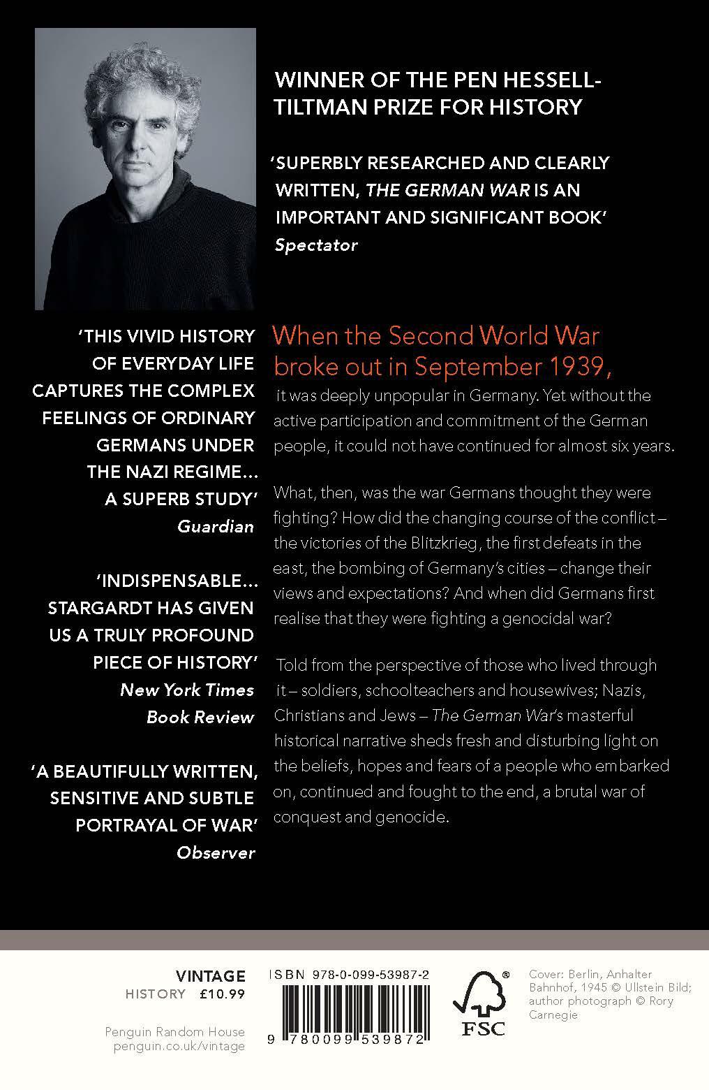 Rückseitencover The German War