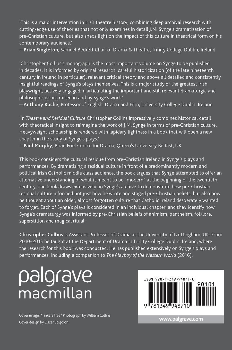 Rückseitencover Theatre and Residual Culture