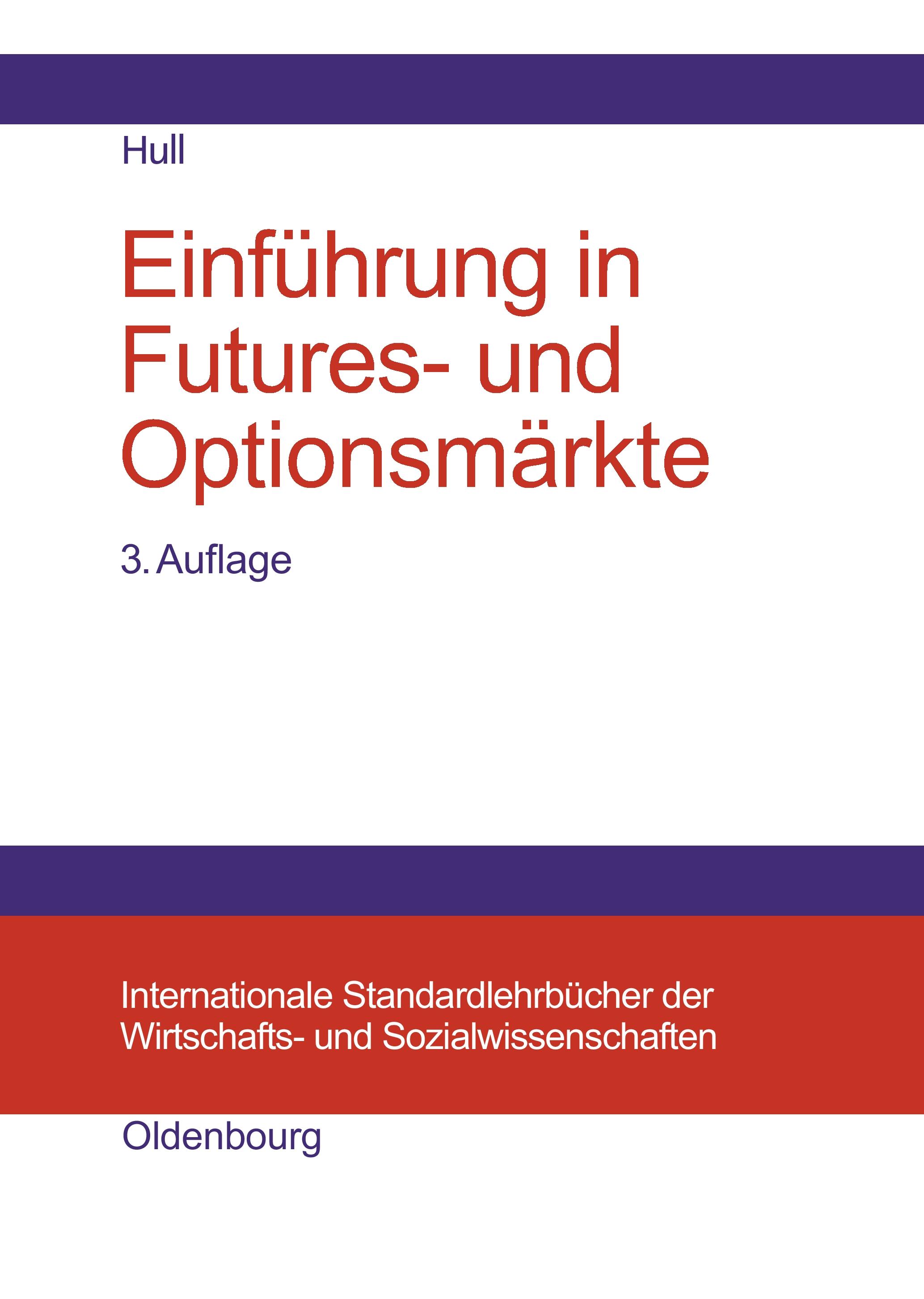 Vorderes Coverbild Einführung in Futures- und Optionsmärkte