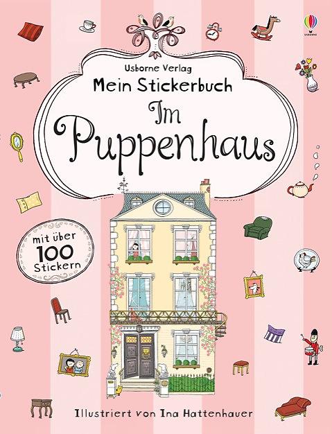 Vorderes Coverbild Mein Stickerbuch: Im Puppenhaus