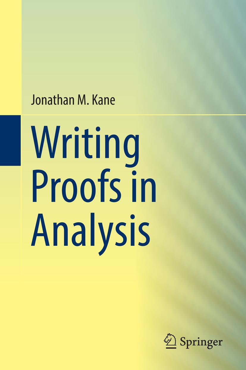 Vorderes Coverbild Writing Proofs in Analysis
