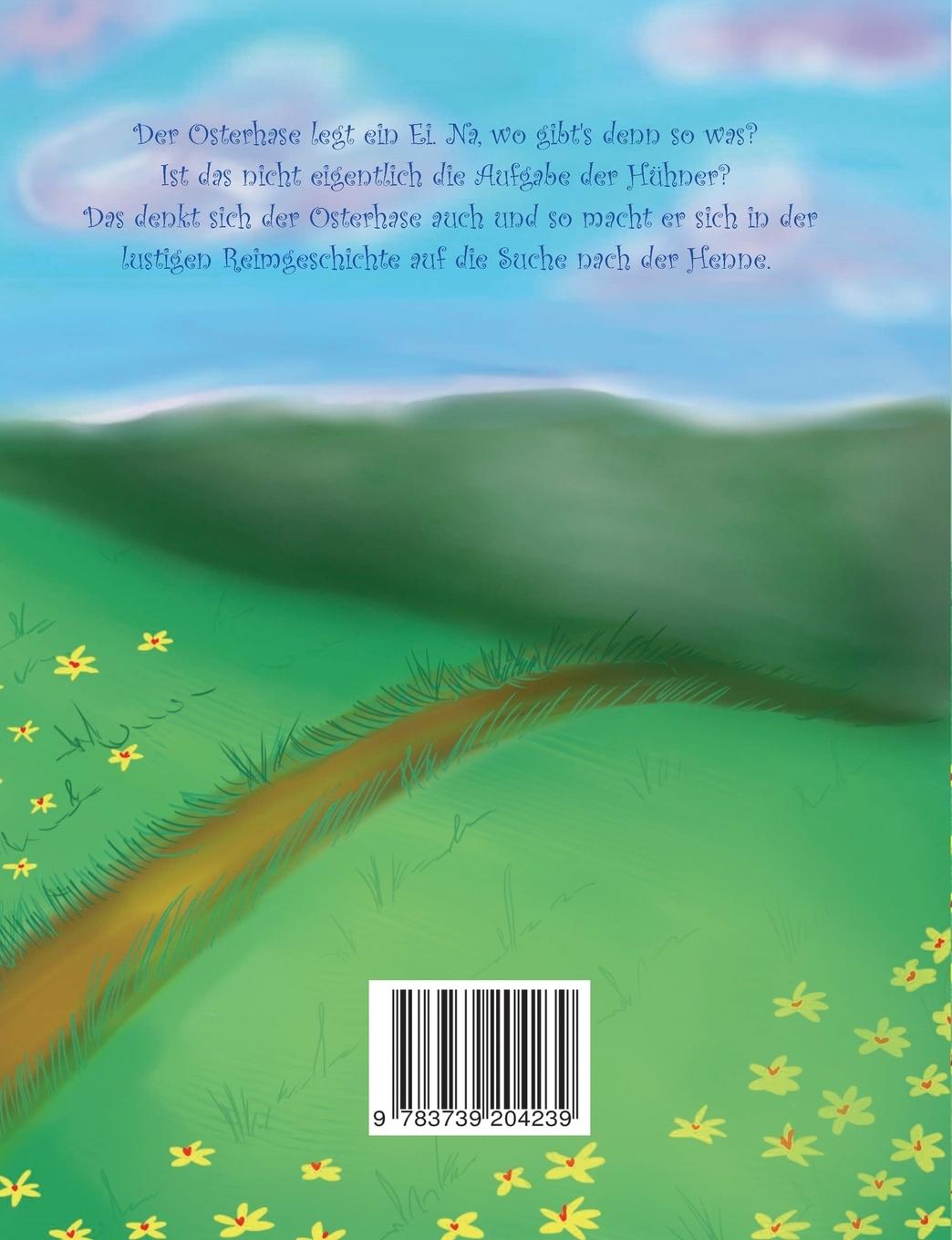 Rückseitencover Der Osterhase legt ein Ei