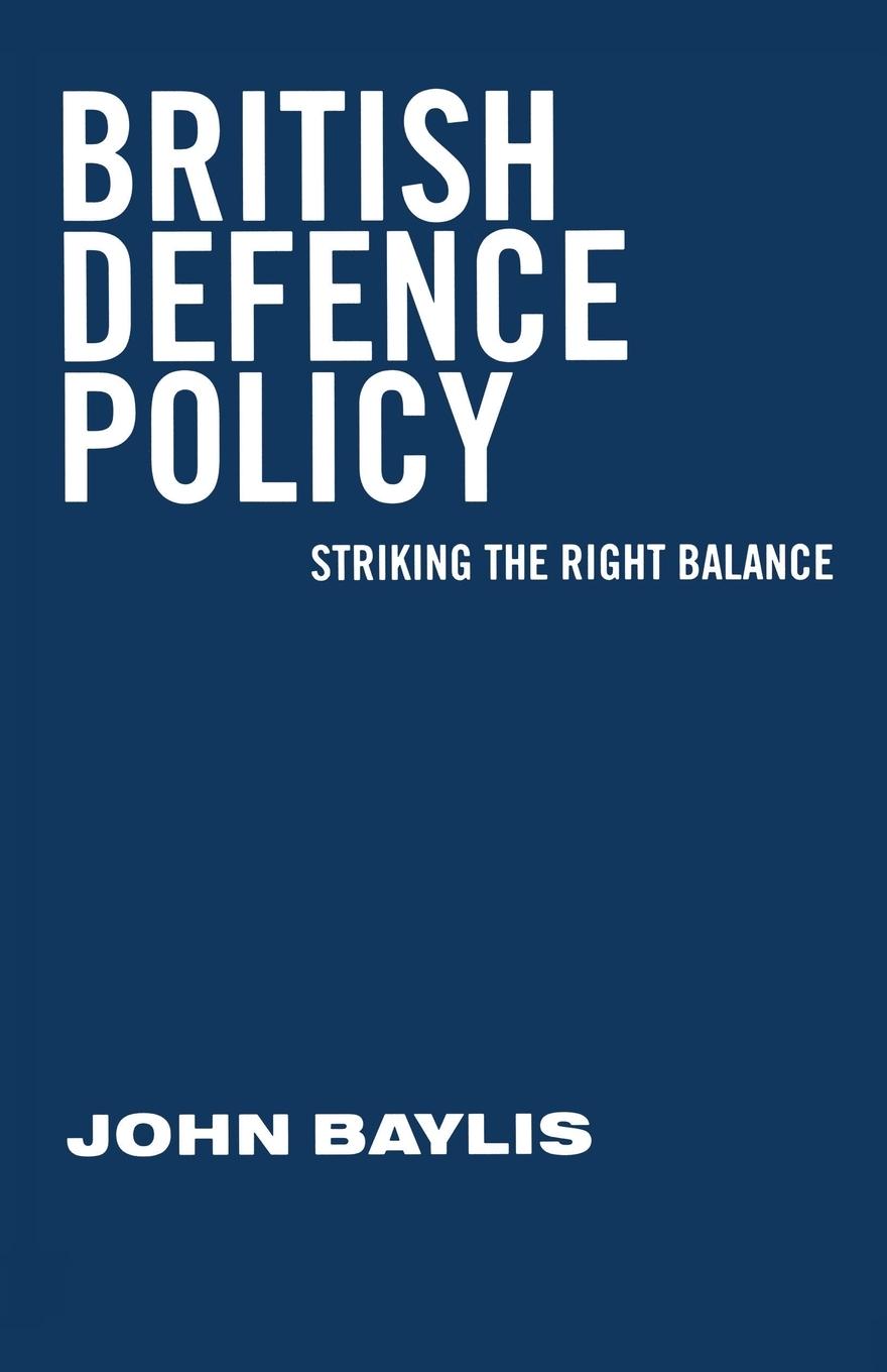 Vorderes Coverbild British Defence Policy