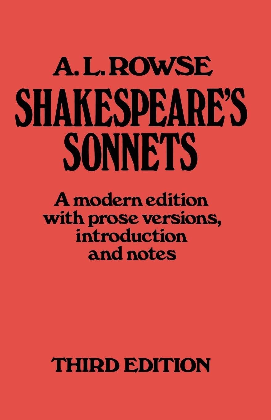 Vorderes Coverbild Shakespeare S Sonnets