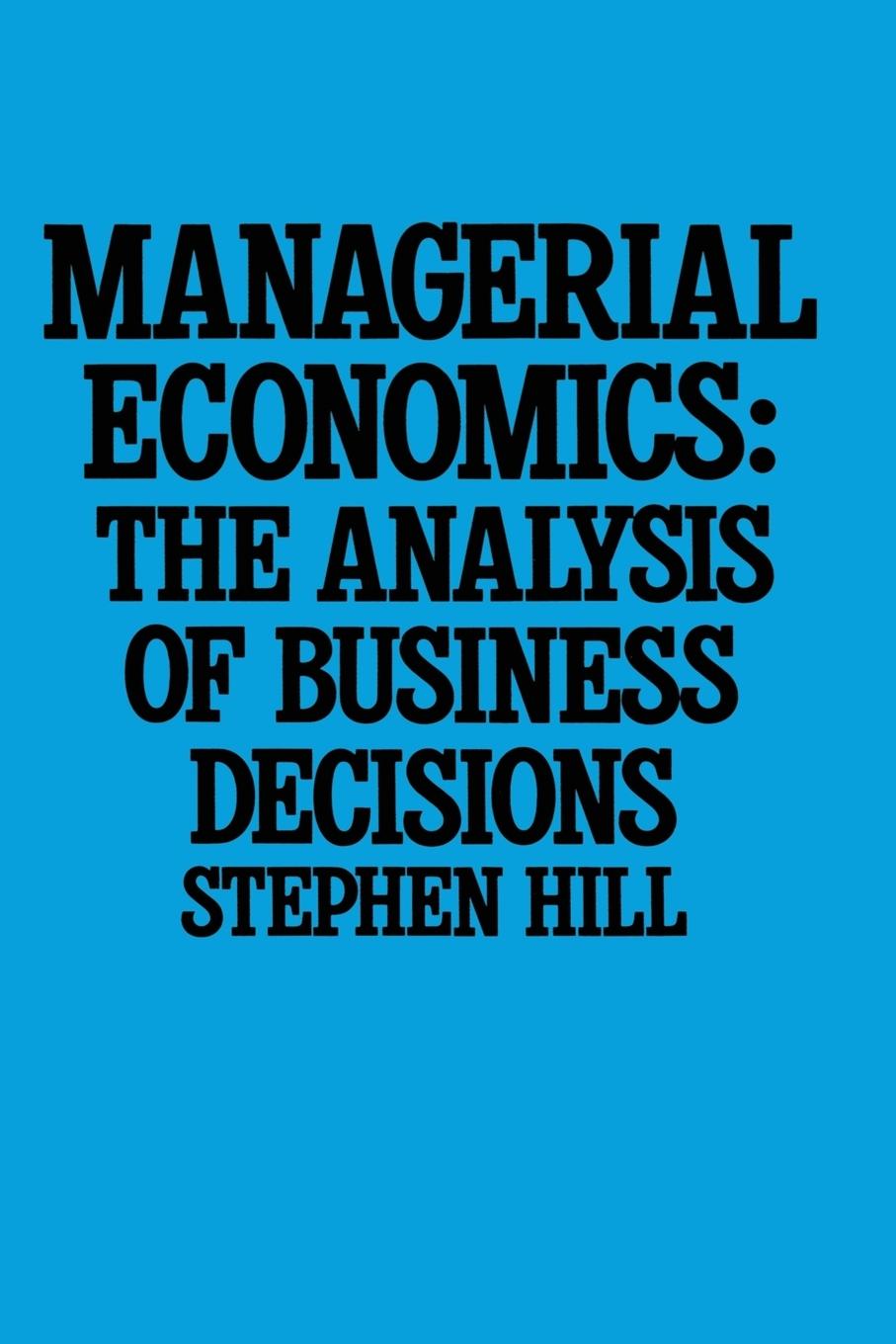 Vorderes Coverbild Managerial Economics