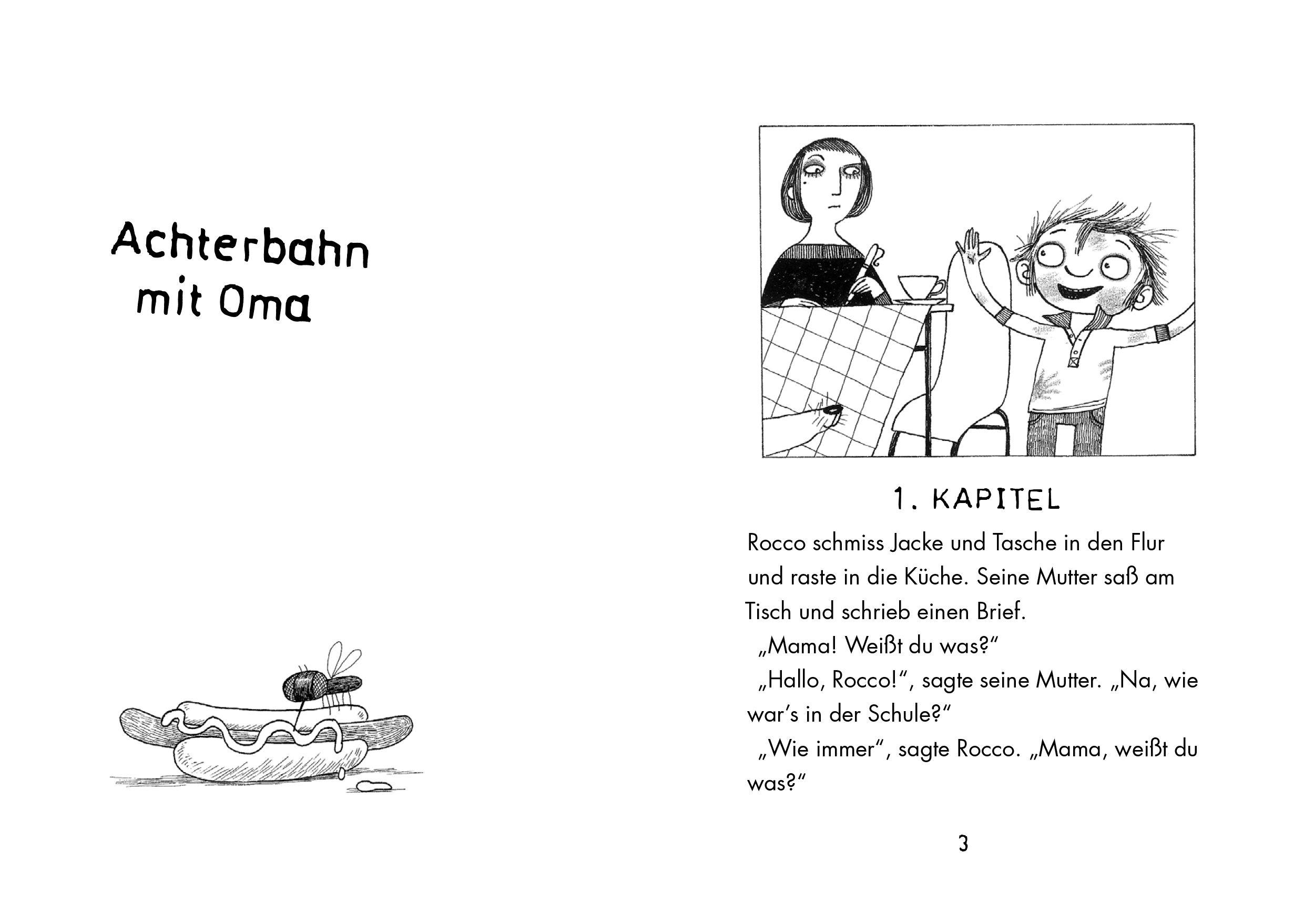 Beispielinhalt (Bild) Rocco Randale 05 - Achterbahn mit Oma