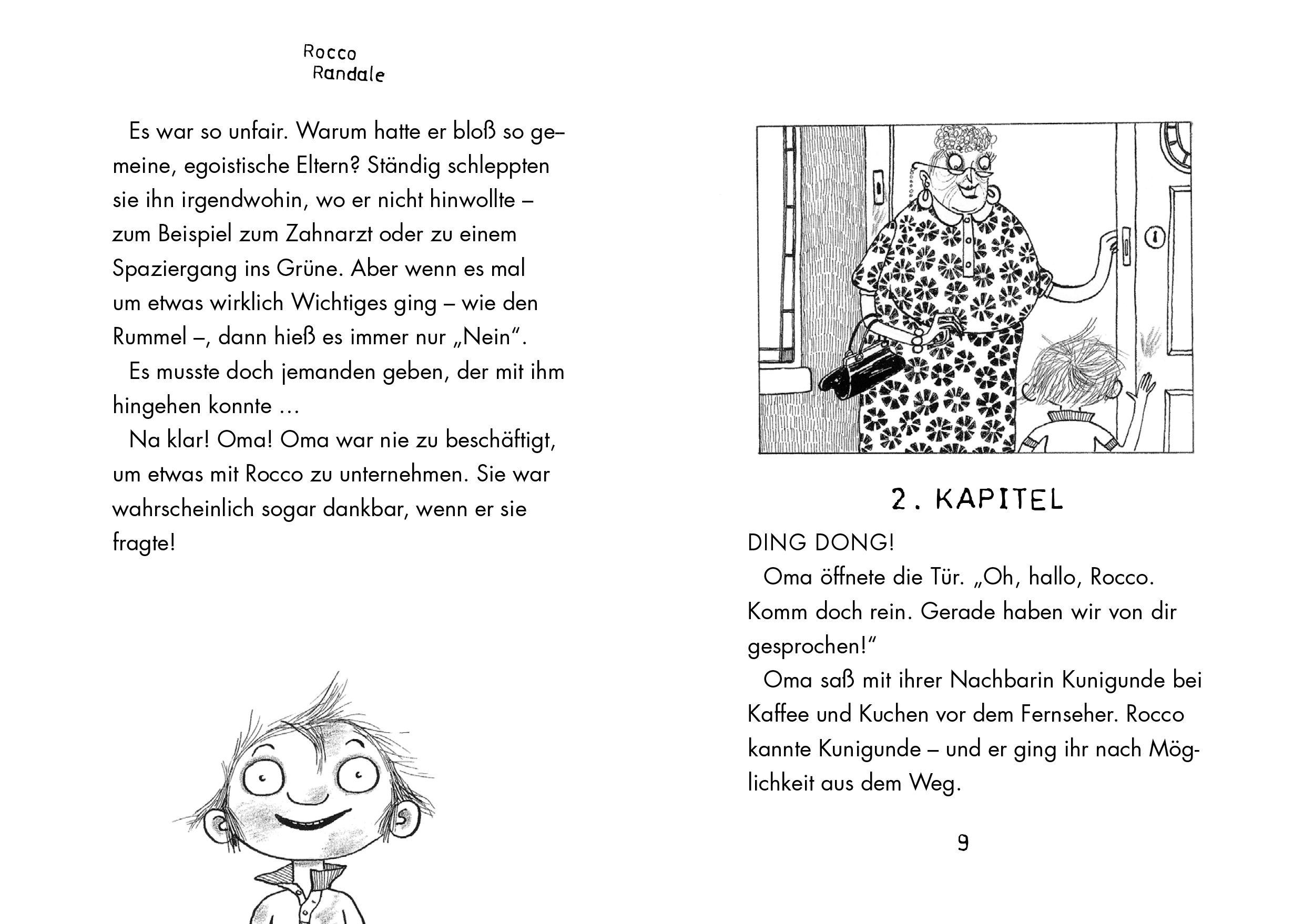 Beispielinhalt (Bild) Rocco Randale 05 - Achterbahn mit Oma