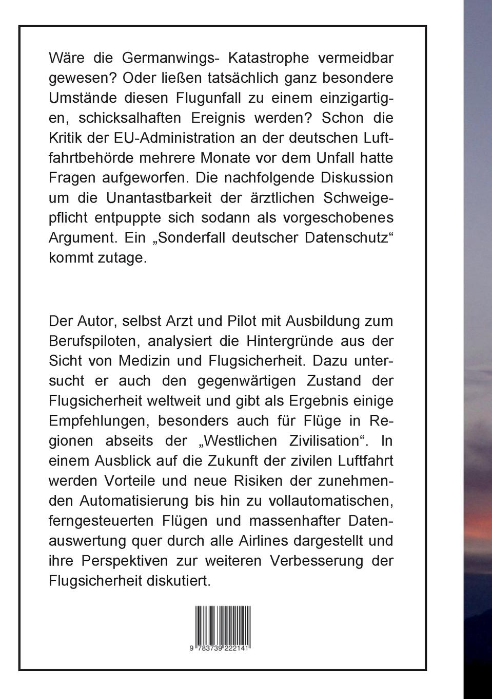 Rückseitencover Sonderfall Germanwings?
