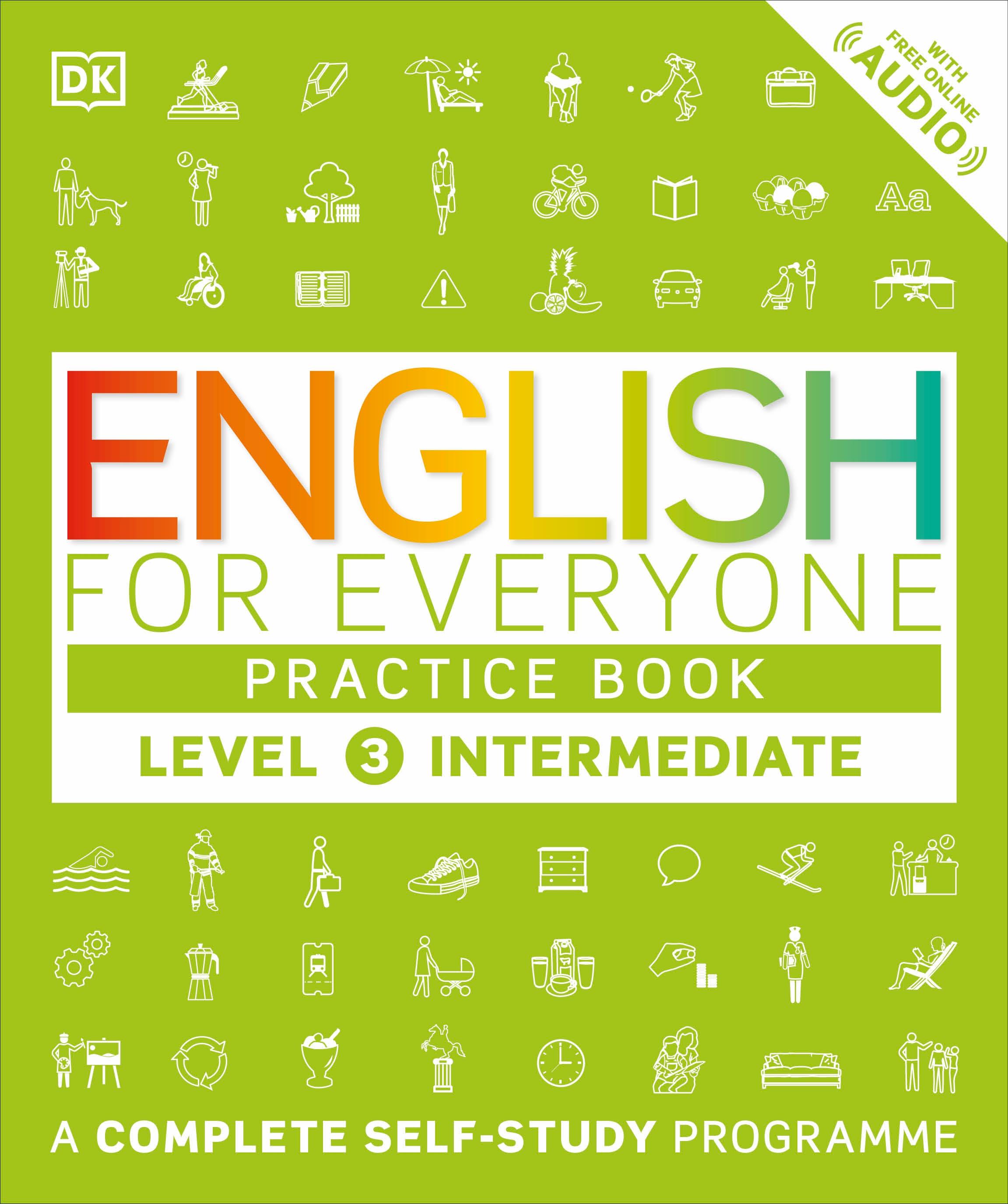 Vorderes Coverbild English for Everyone Practice Book Level 3 Intermediate