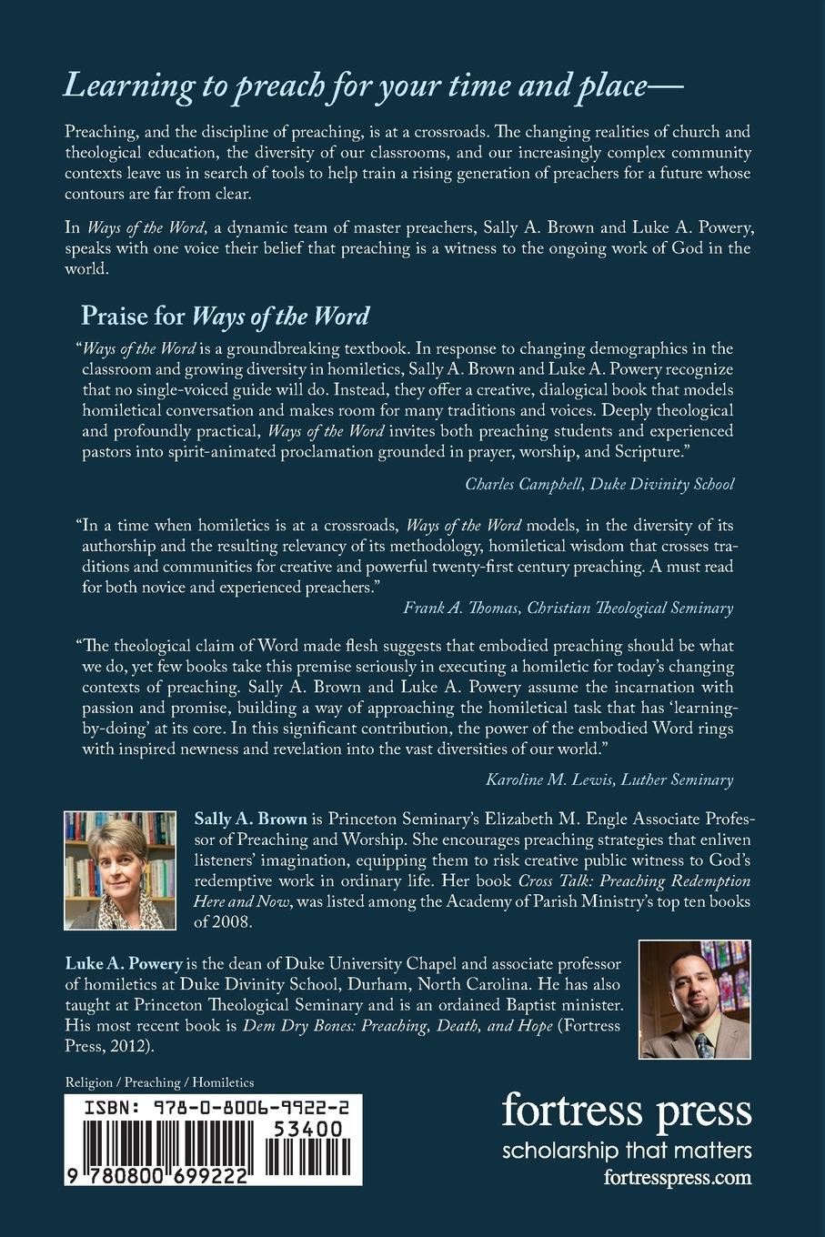 Rückseitencover Ways of the Word