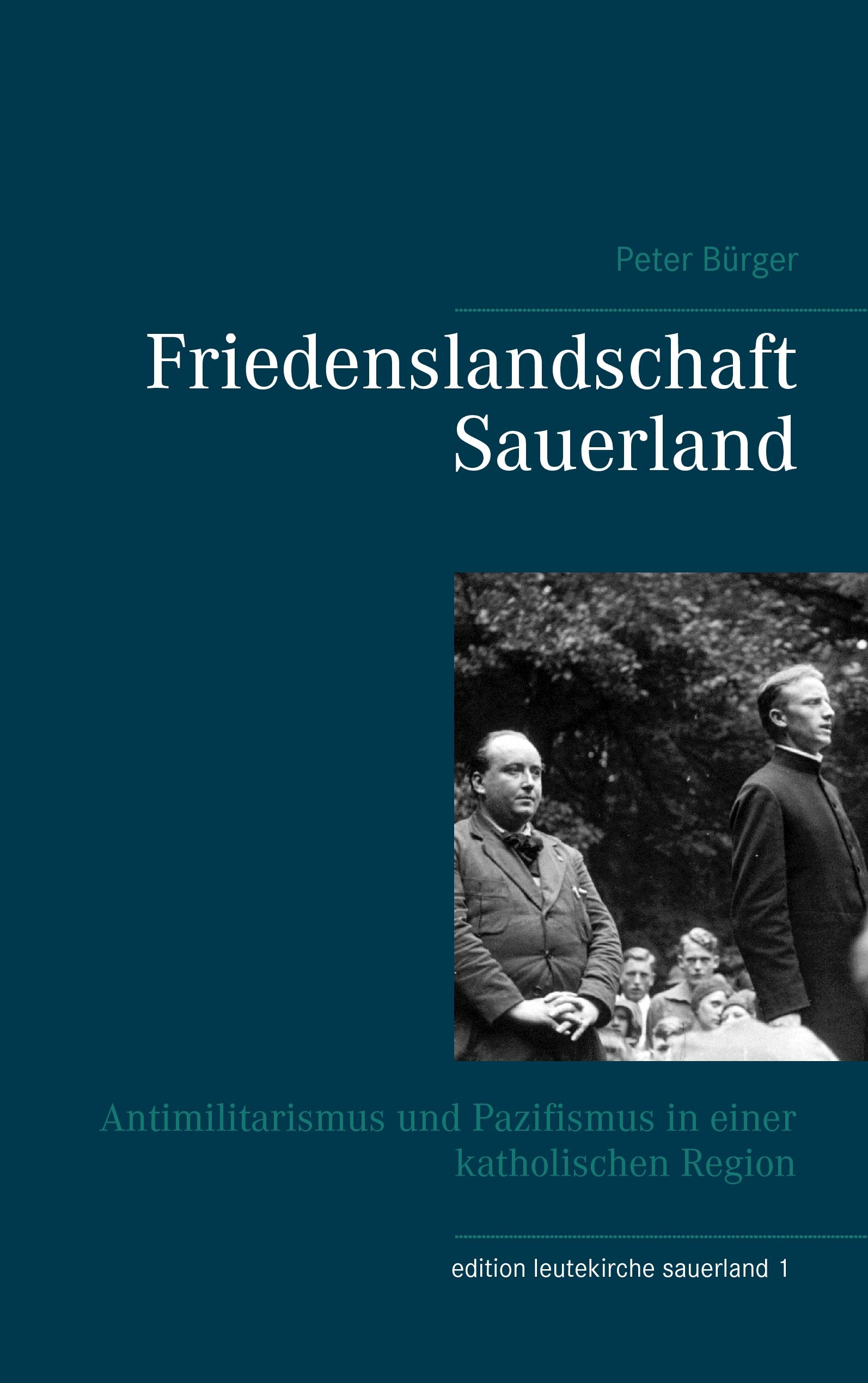 Vorderes Coverbild Friedenslandschaft Sauerland