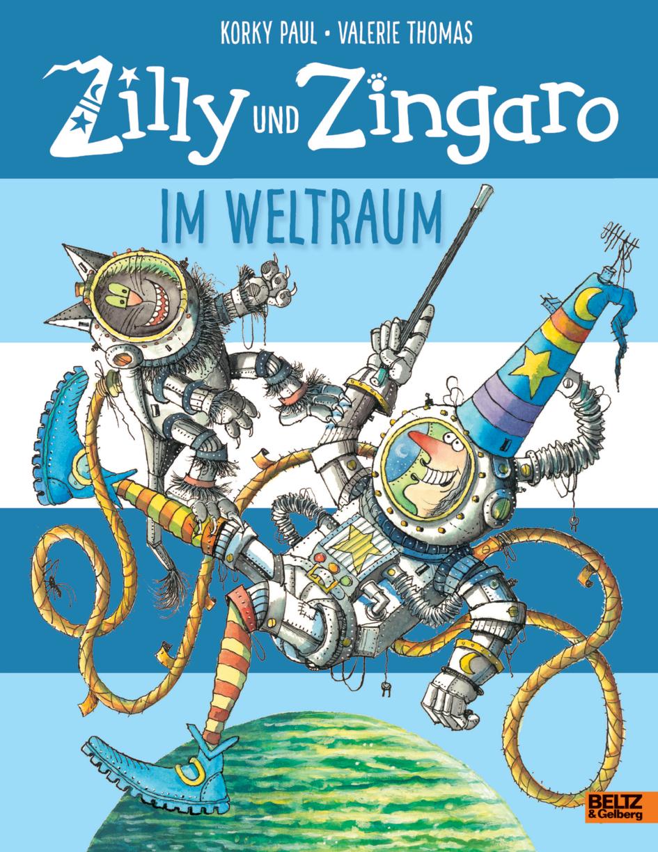 Vorderes Coverbild Zilly und Zingaro. Im Weltraum