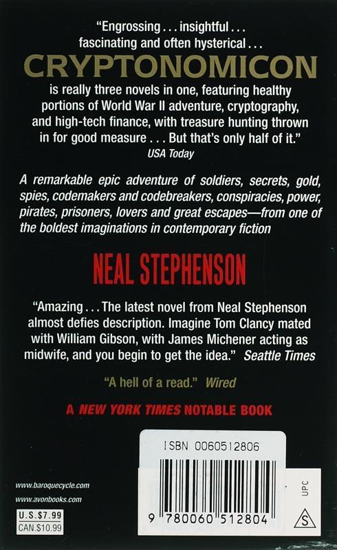 Rückseitencover Cryptonomicon